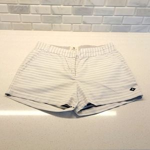 Sperry Striped Boat Short, White & Grey, Size 28